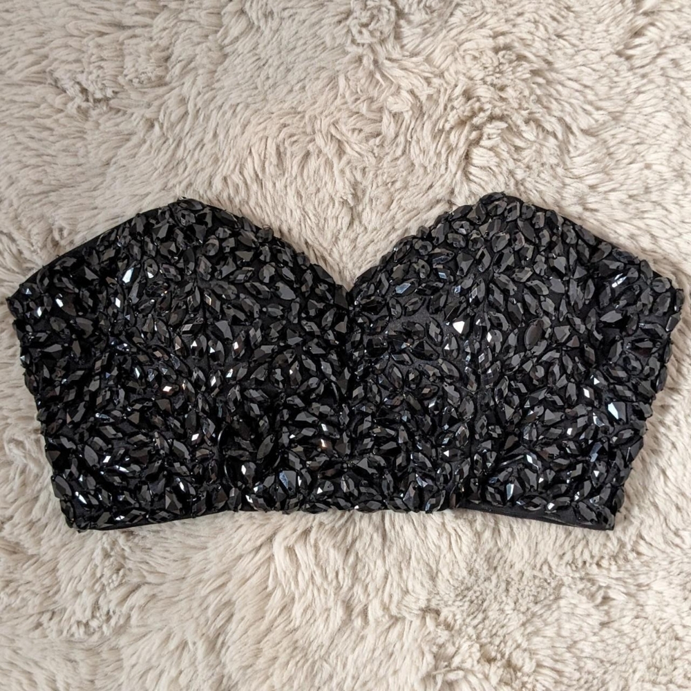 Guess Marciano Beaded Bustier Top